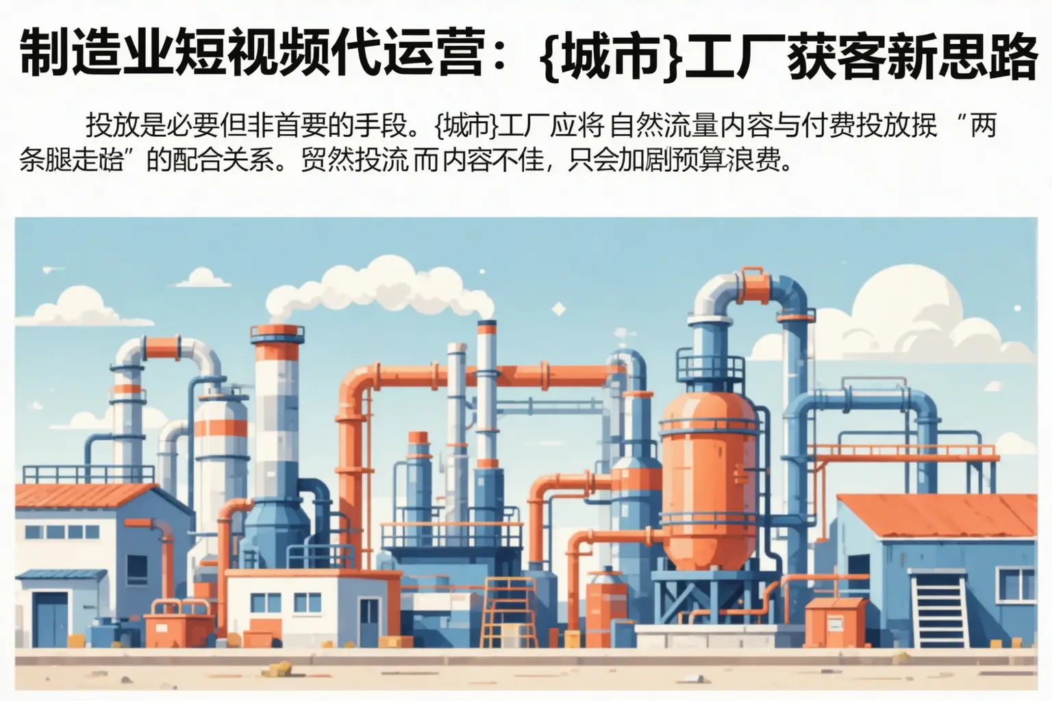 制造业短视频代运营:盘龙工厂获客新思路